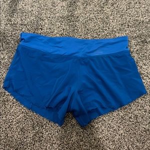 Blue Lululemon shorts